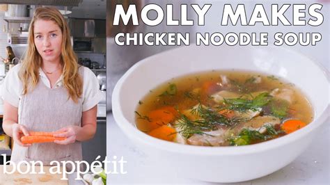 molly baz chicken soup|Molly Makes Chicken Noodle Soup